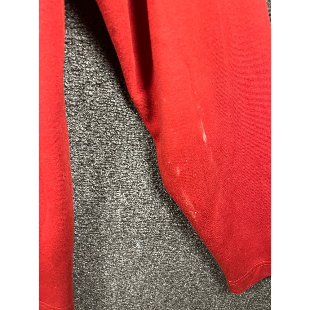 Banana Republic Mens Red Full Zip Mock Neck Raglan Jacket Large - Picture 8 of 8